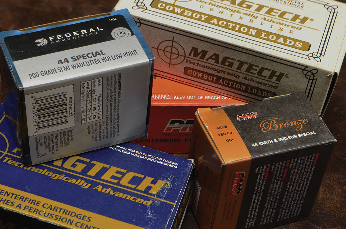 The rifle was tested with whatever factory 44 Remington Magnum and 44 S&W Special ammunition was on hand.